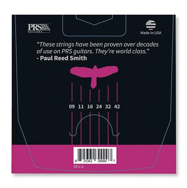 PRS Paul Reed Smith Classic Electric Guitar Strings, .009-.042, Ultra Light, view