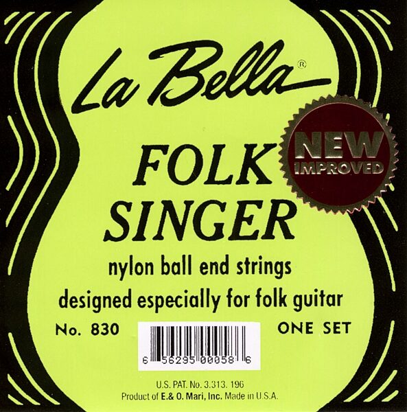 La Bella Nylon Classical Strings (Ball End), New, Main