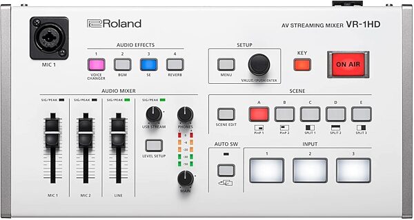 Roland VR-1HD AV Streaming Mixer Switcher, Main