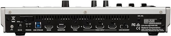 Roland VR-1HD AV Streaming Mixer Switcher, Main Back