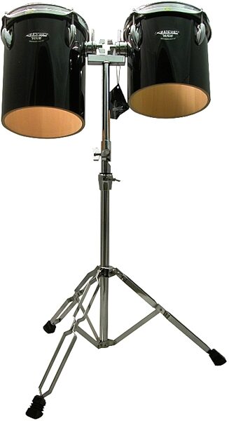 Cannon Percussion Slam Toms with Stand, Black