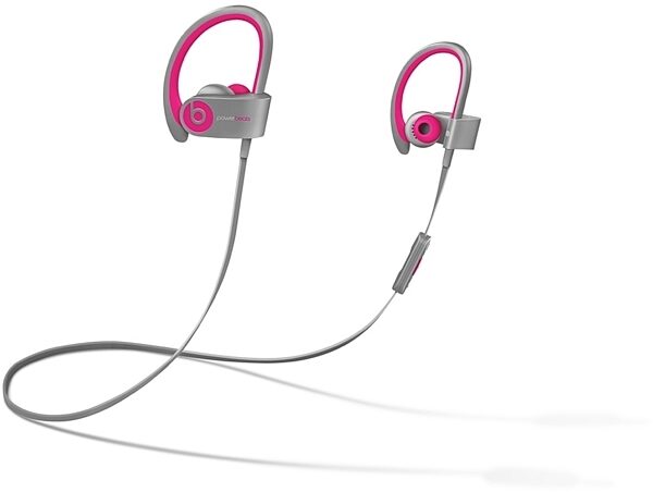 Beats Powerbeats 2 Wireless In-Ear Headphones, Pink View 1
