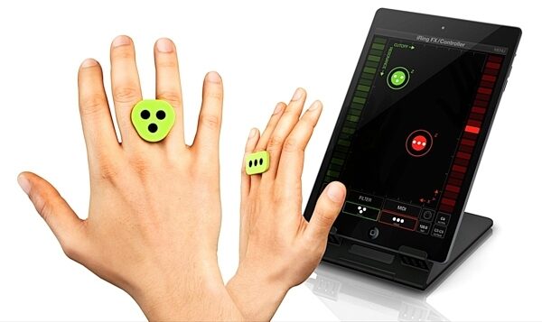 IK Multimedia iRing Motion Controller for iPhone, iPad, Music Apps and More, In Use