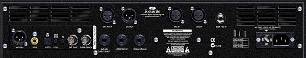 Focusrite ISA220 Session Pack Microphone Preamp and Compressor, Rear