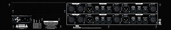Focusrite ISA428 Pre Pack 4-Channel Microphone Preamp, Rear