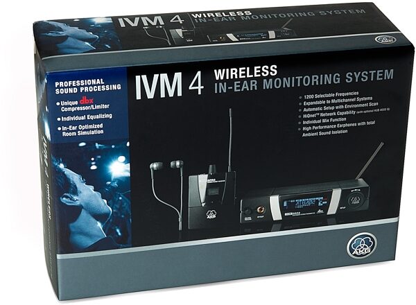 AKG IVM4500 In-Ear Monitor Wireless System, Package