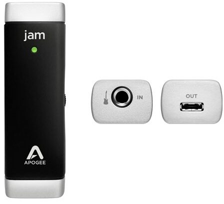 Apogee Jam Audio Interface for iOS, Front and Back