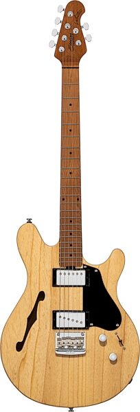 Sterling by Music Man James Valentine Chambered Electric Guitar, Natural, Blemished, Action Position Back