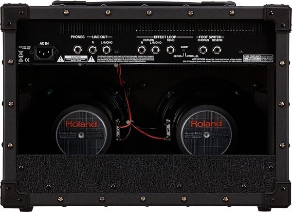 Roland JC-22 Jazz Chorus Guitar Combo Amplifier, New, Rear
