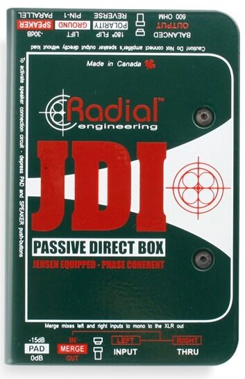 Radial JDI MK3 Passive Direct Box, New, Main