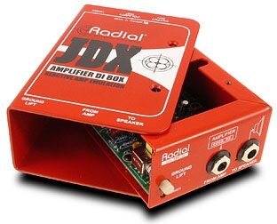 Radial JDX Reactor Guitar Amp Direct Box, Guts