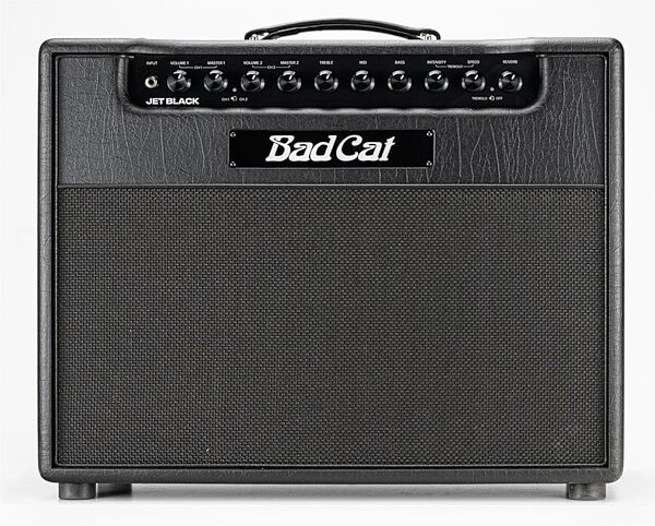 Bad Cat Jet Black Guitar Combo Amplifier (38 Watts, 1x12"), Blemished, Action Position Front