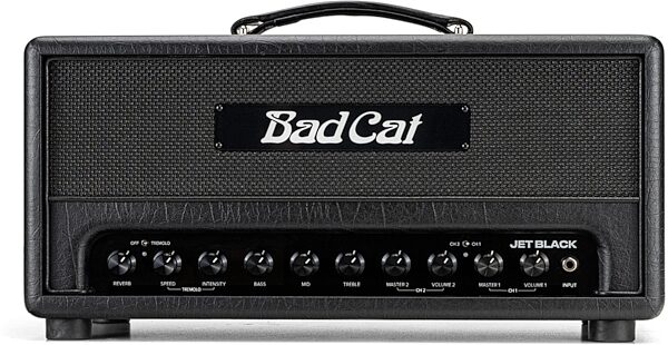 Bad Cat Jet Black Guitar Amplifier Head (38 Watts), New, Action Position Front