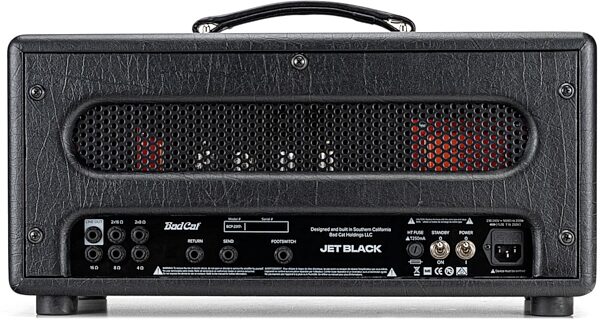 Bad Cat Jet Black Guitar Amplifier Head (38 Watts), New, Action Position Back