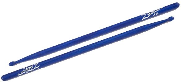 Zildjian 5A Wood Tip Drumsticks, Blue