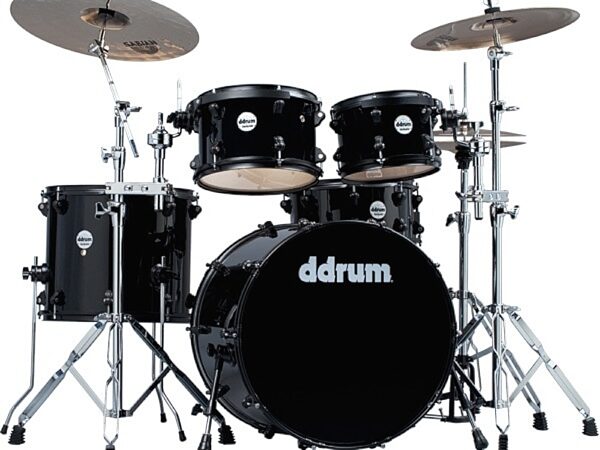 DDrum JMP522 Journeyman Player 22 Drum Set (5-Piece), Black