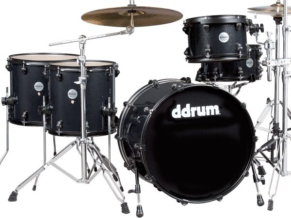 DDrum JMR522 Journeyman Rambler 22 Drum Set (5-Piece), Deep Space Black Sparkle