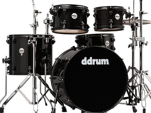 DDrum JMP522 Journeyman Player 22 Drum Set (5-Piece), Deep Space Black Sparkle