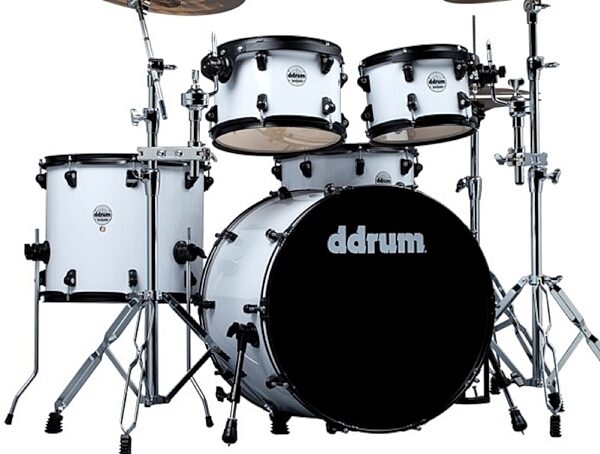 DDrum JMP522 Journeyman Player 22 Drum Set (5-Piece), White