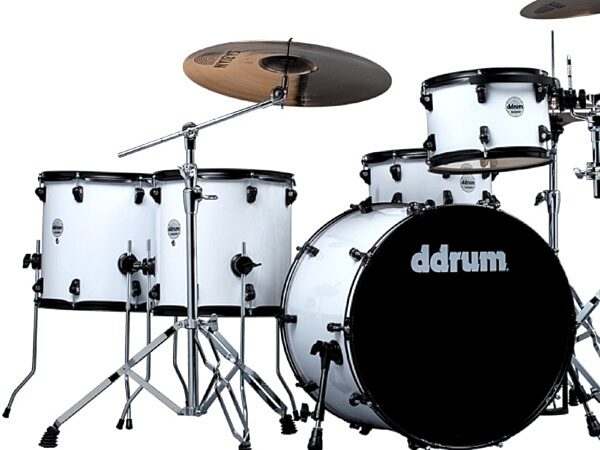 DDrum JMR522 Journeyman Rambler 22 Drum Set (5-Piece), White