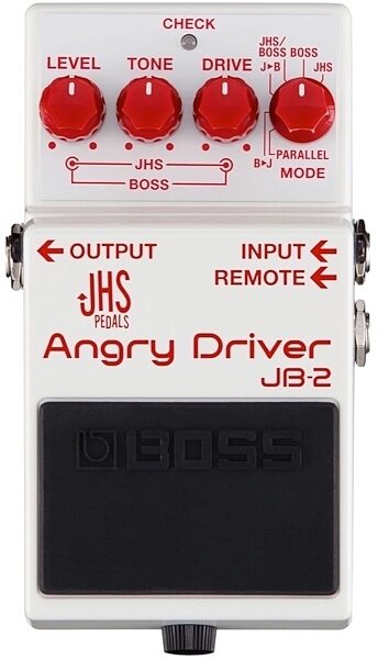 Boss JB-2 Angry Driver Dual Overdrive Pedal, New, Main