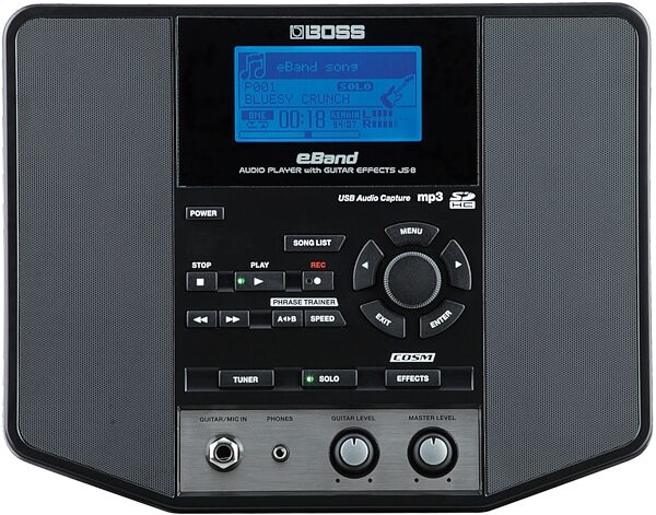 Boss JS-8 eBand Audio Player with Guitar Effects, Front 2
