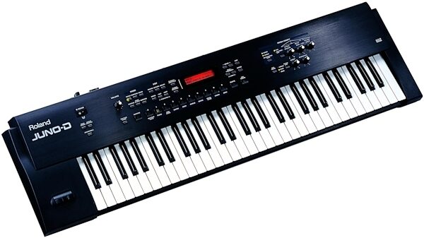 Roland JUNO-D 61-Key Synthesizer Keyboard, Angle View