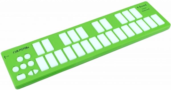Keith McMillen Instruments K-Board-C Smart Sensor USB-C MIDI Keyboard Controller, Action Position Back