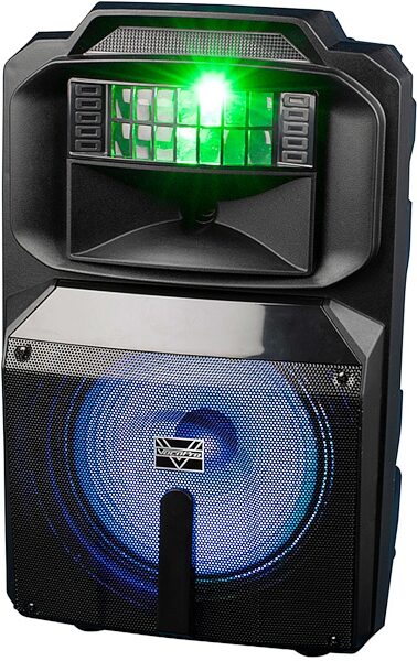 VocoPro Karaoke Thunder 1200 Powered Party PA Speaker (with Lights), Main