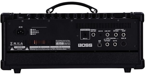 Boss Katana Guitar Amplifier Half Stack (100 Watts), Back