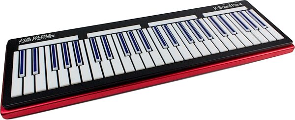 Keith McMillen Instruments K-Board Pro 4 USB MIDI Keyboard Controller, New, Angled Side