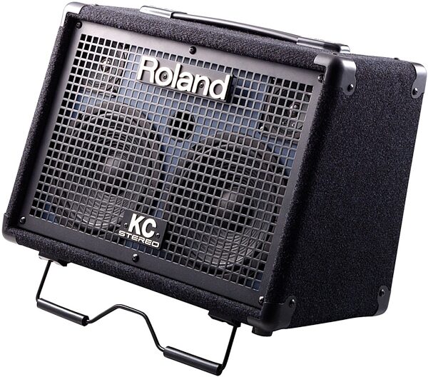 Roland KC110 Battery-Powered Keyboard Amplifier, Angle (Tilted)