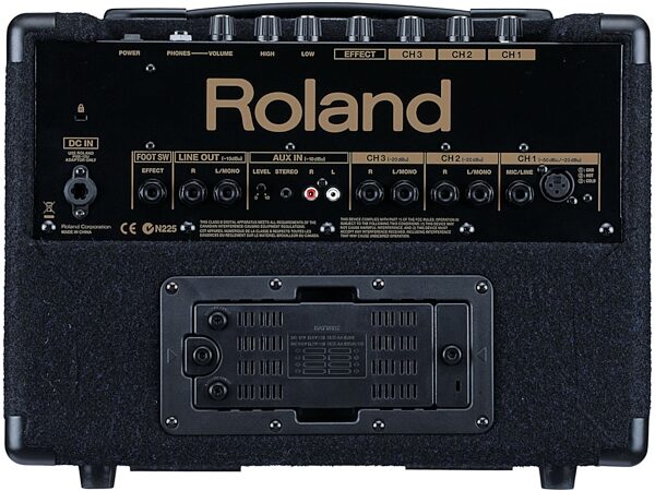 Roland KC110 Battery-Powered Keyboard Amplifier, Back