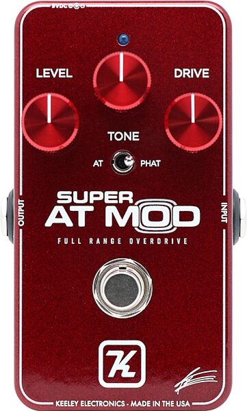 Keeley Super AT Andy Timmons Mod Overdrive Pedal, Action Position Back