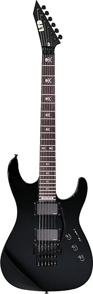 ESP LTD KH-602 Kirk Hammett Signature Electric Guitar (with Case), Black, Open Box (Very Good), Main