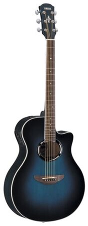 Yamaha APX500II Thinline Acoustic-Electric Guitar, Oriental Blue Burst