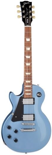 Gibson Les Paul Studio Left-Handed Electric Guitar, with Case, Pelham Blue Chrome Hardware