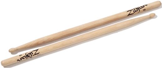 Zildjian 5B Wood Tip Drumsticks, Wood Tip