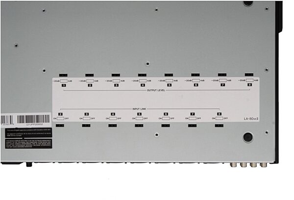 TASCAM LA-80MKII 8-Channel Unbalanced to Balanced Line Amplifier, Alt