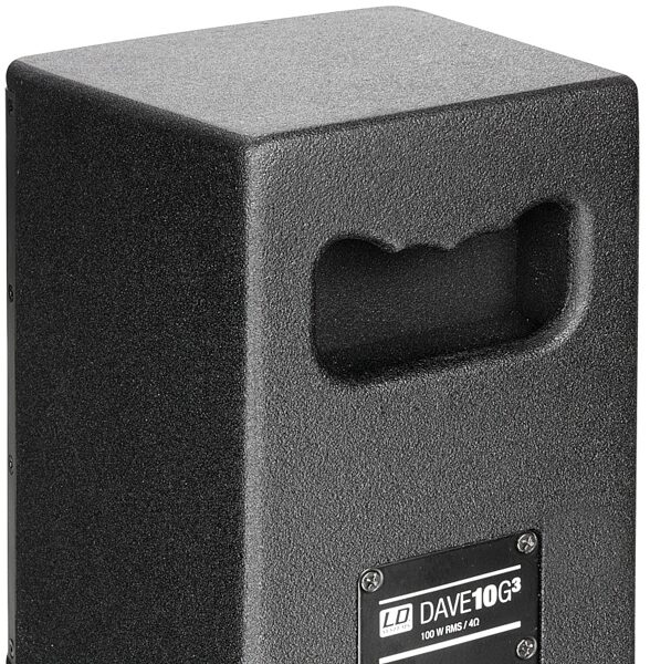 LD Systems Dave 10 G3 Portable Sound System, Top