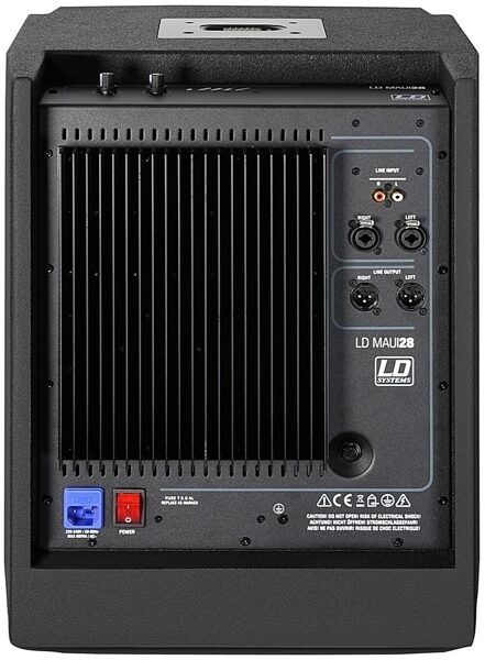 LD Systems MAUI 28 PA Speaker System, Subwoofer Rear
