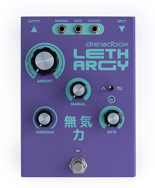 Dreadbox Lethargy 8-Stage Phaser Pedal, New, Action Position Front