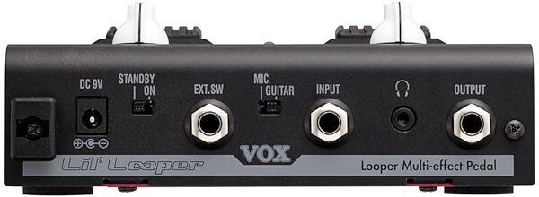 Vox Lil' Looper Multi-Effects Pedal, Rear