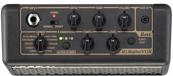 Vox AC1RVBASS Rhythm Vox Desktop Bass Amplifier, Top