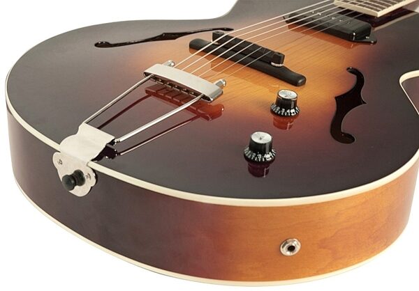 The Loar LH-309 Archtop Electric Guitar, Bottom