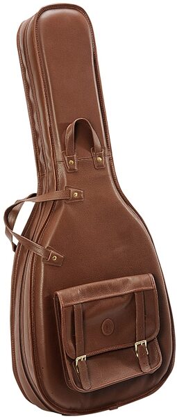 Levy's LM20 Leather Acoustic Guitar Gig Bag, Light Brown