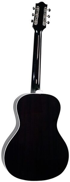 The Loar LO-16 Small Body L-00 Style Acoustic Guitar, Black - Back
