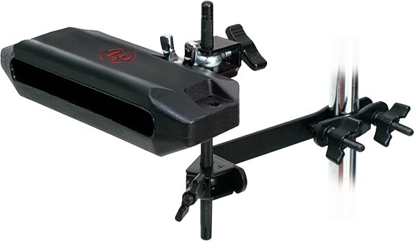 Latin Percussion LP1208K Stealth Block, Black, with Mount, Main