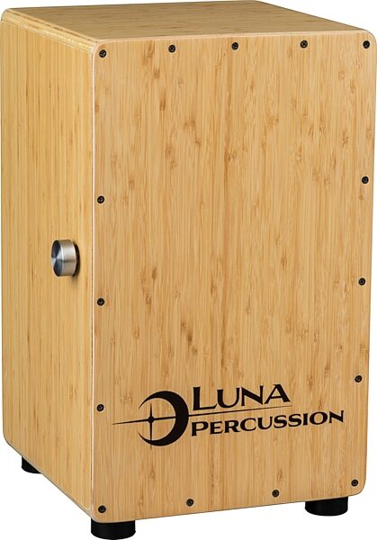 Luna Percussion Bamboo Wood Cajon (with Gig Bag), Warehouse Resealed, Main