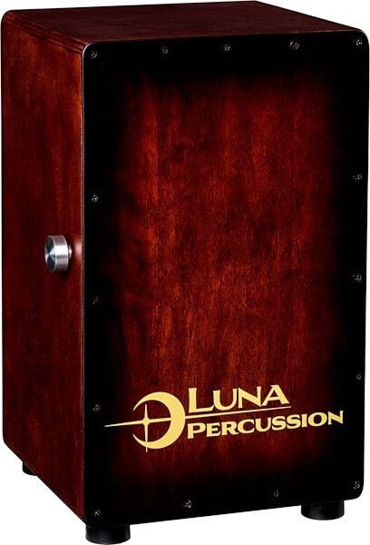 Luna Percussion Vintage Mahogany Cajon, New, Main